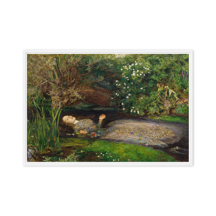 Leinwand - John Everett Millais, Ophelia Weiß / 51x76 cm (20″×30″) artlia