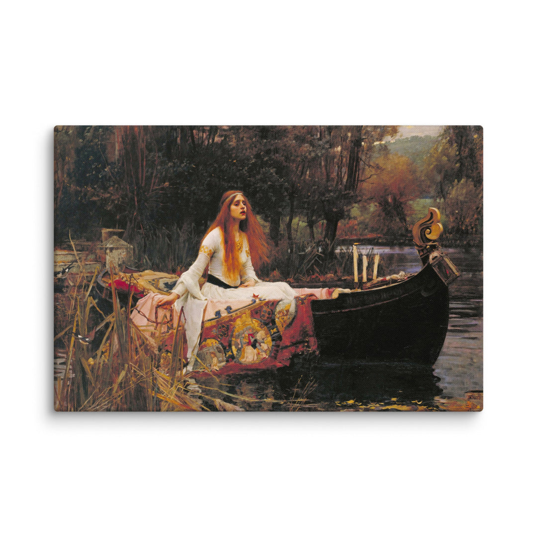 Leinwand - John William Waterhouse, Die Dame von Shalott John William Waterhouse ohne Rahmen / 61x91 cm (24″×36″) artlia