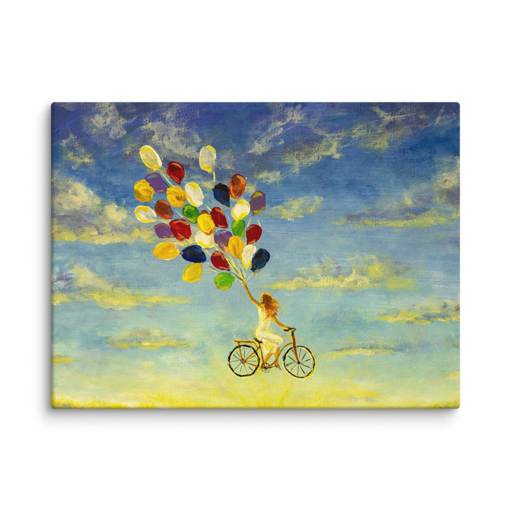 Leinwand - Luftballons am Himmel Kuratoren von artlia ohne Rahmen / 31x41 cm (12″×16″) artlia