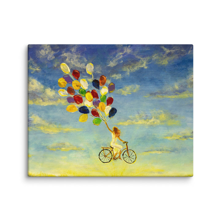 Leinwand - Luftballons am Himmel Kuratoren von artlia ohne Rahmen / 41x51 cm (16″×20″) artlia