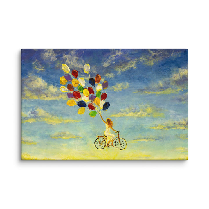 Leinwand - Luftballons am Himmel Kuratoren von artlia ohne Rahmen / 51x76 cm (20″×30″) artlia