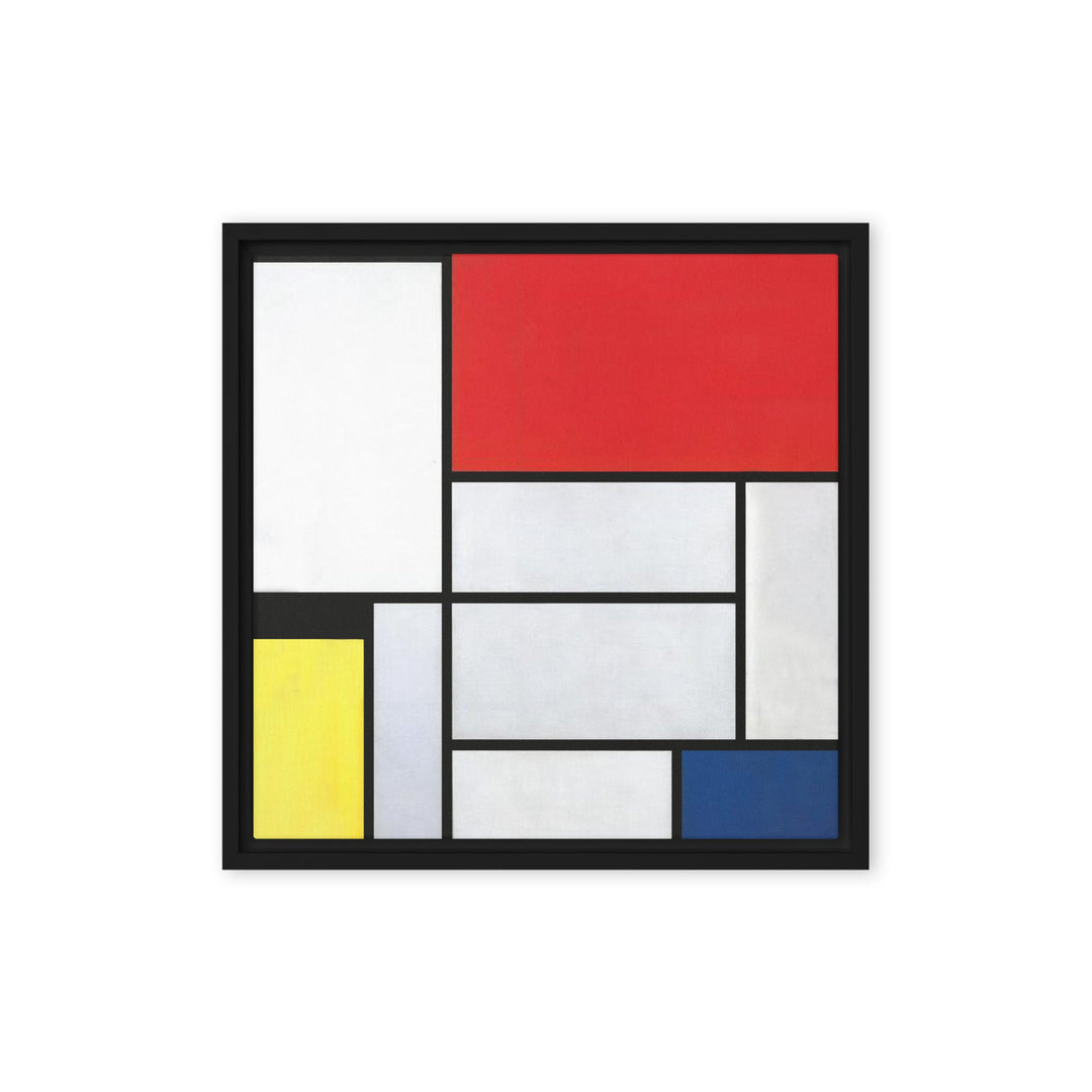 Leinwand - Mondrian, Tableau I Piet Mondrian Schwarz / 41x41 cm (16″×16″) artlia