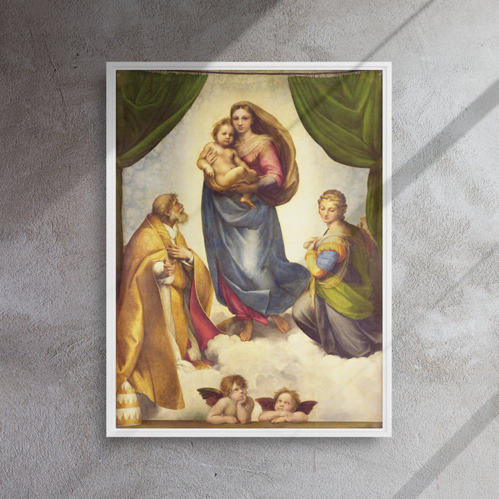 Leinwand - Raffaello Sanzio da Urbino, Die Sixtinische Madonna artlia