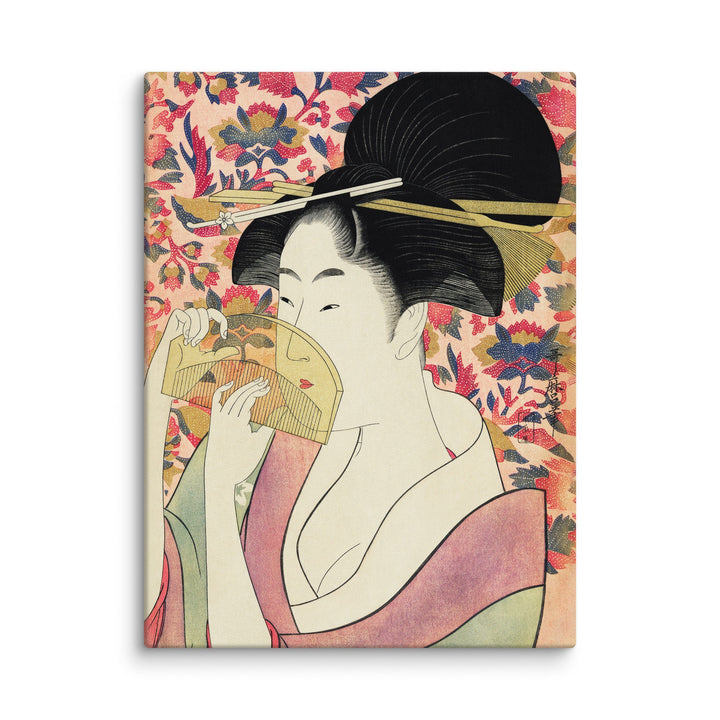 Leinwand - Retro Geisha ohne Rahmen / 31x41 cm (12″×16″) artlia