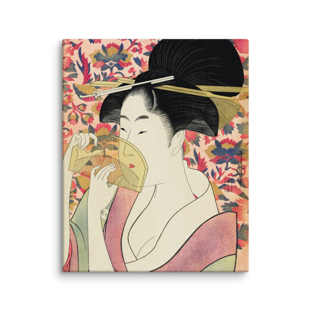 Leinwand - Retro Geisha ohne Rahmen / 41x51 cm (16″×20″) artlia