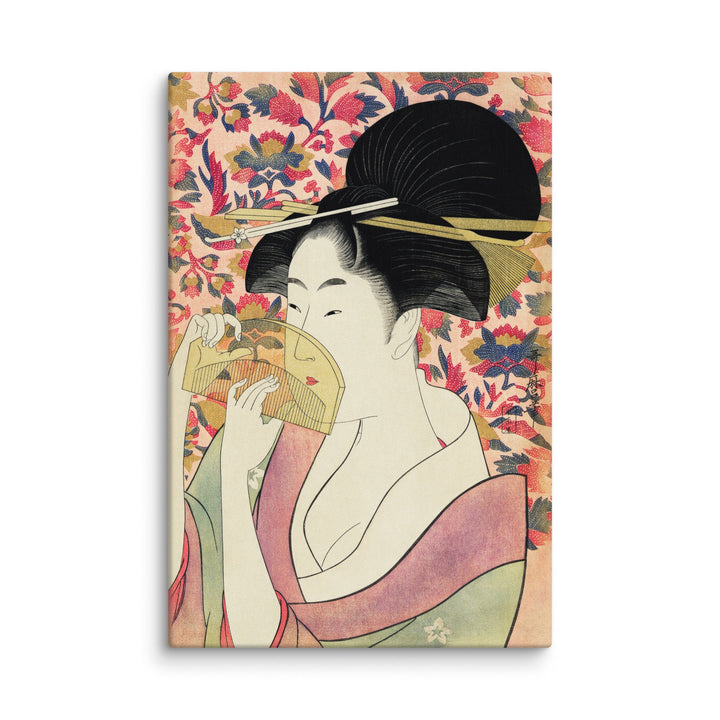Leinwand - Retro Geisha ohne Rahmen / 51x76 cm (20″×30″) artlia