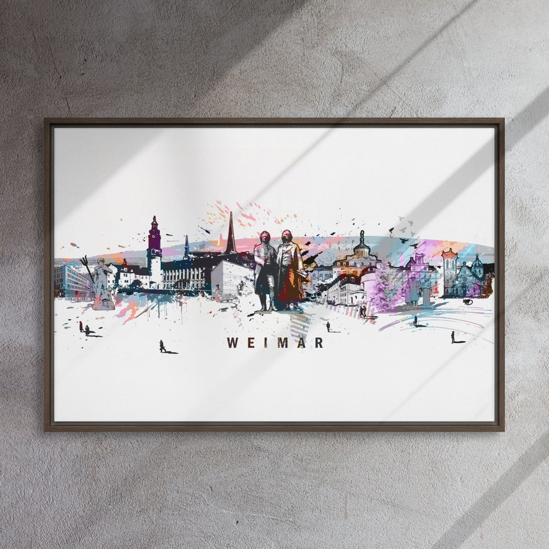 Leinwand - Skyline Weimar Marko Kurth artlia