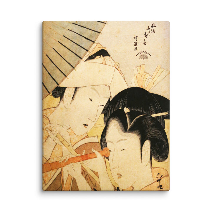 Leinwand - Teleskop Hokusai ohne Rahmen / 31x41 cm (12″×16″) artlia