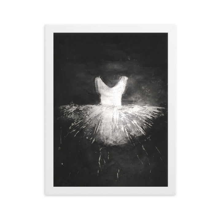 Poster - Ballett Kostüm Weiß / 30×40 cm artlia