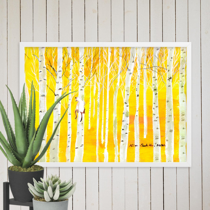 Poster - Birkenwald Birch Forest Seokhee Kim artlia