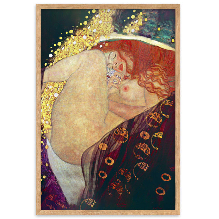 Poster - Gustav Klimt, Danae Gustav Klimt Oak / 61×91 cm (24"x36") artlia