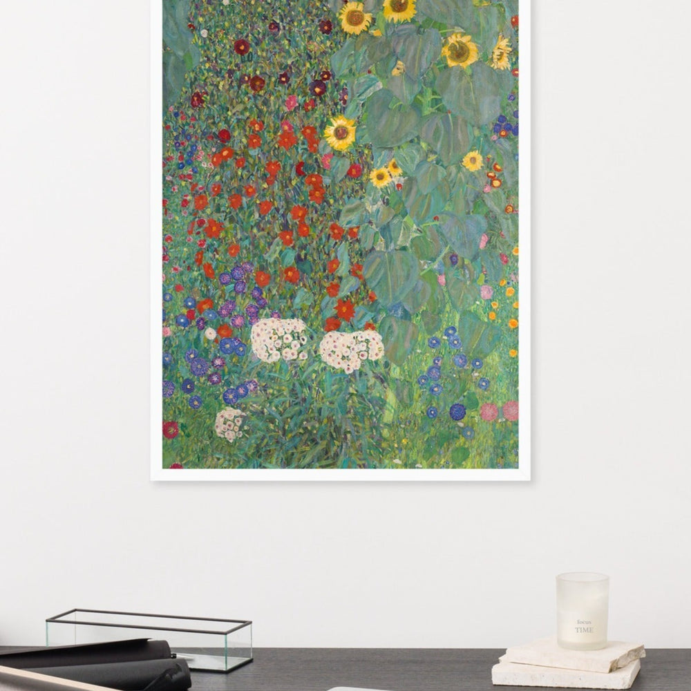 Poster - Gustav Klimt, Garten mit Sonnenblumen ARTLIA artlia