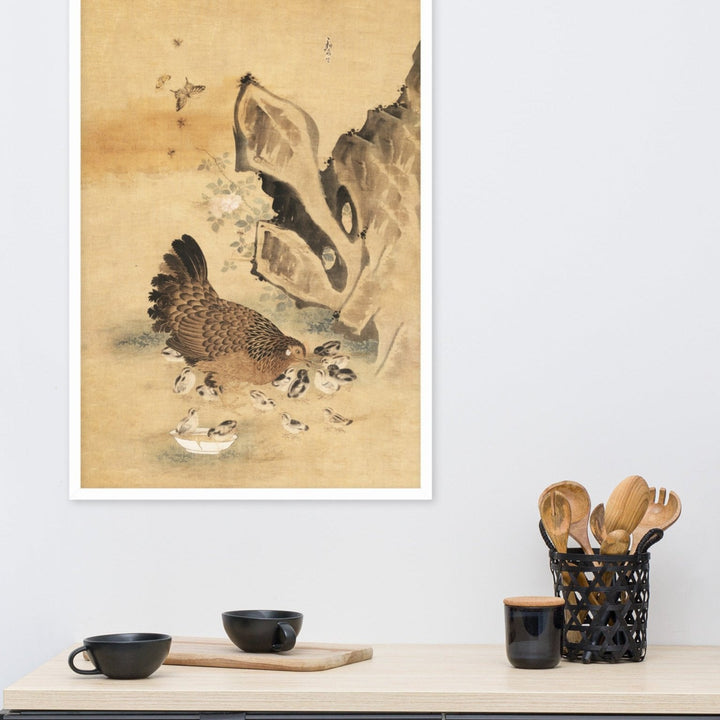 Poster - Henne und Küken, Byeon Sang-byeok Byeon Sang-byeok artlia