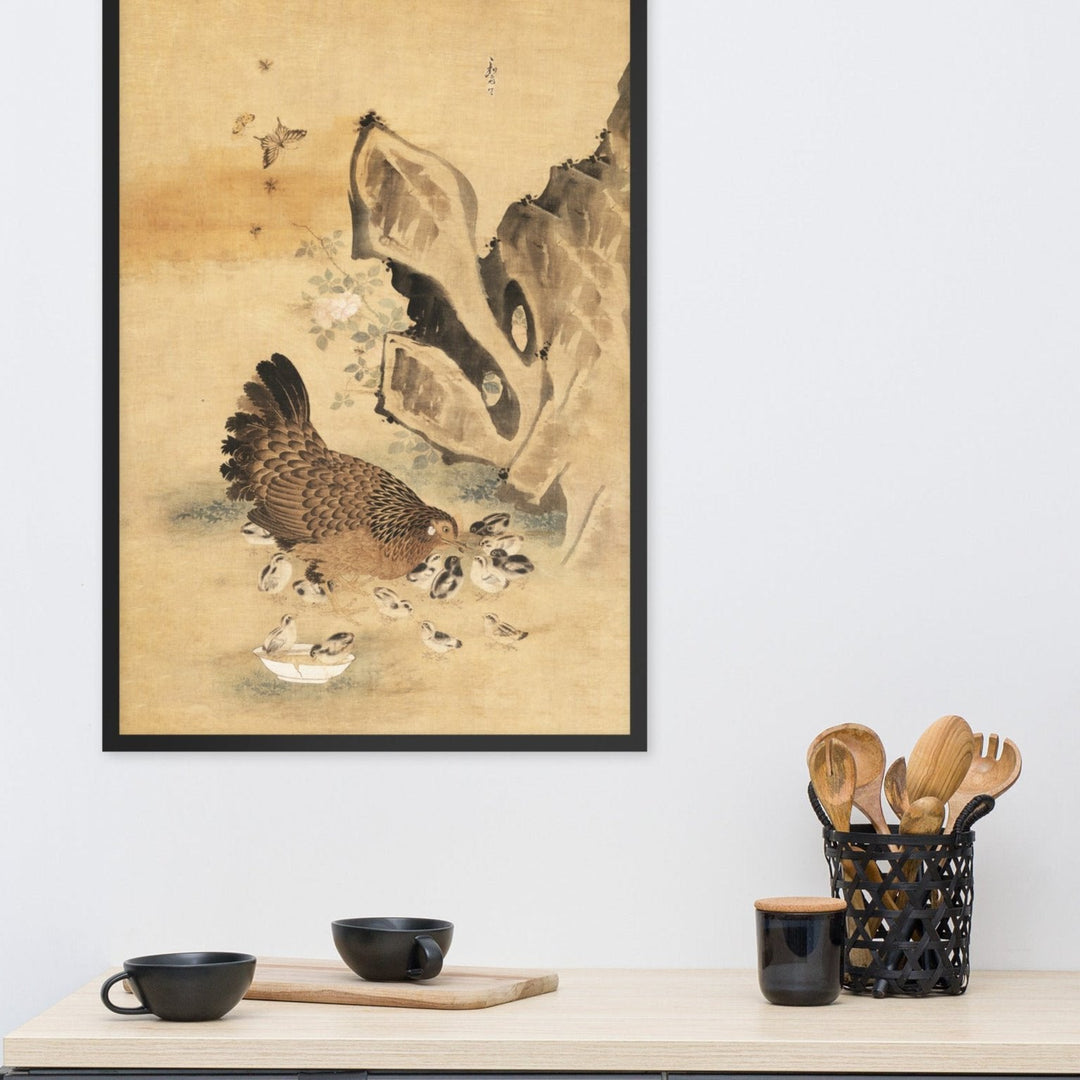 Poster - Henne und Küken, Byeon Sang-byeok Byeon Sang-byeok artlia