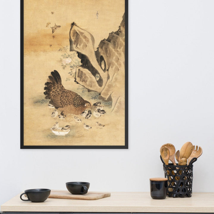 Poster - Henne und Küken, Byeon Sang-byeok Byeon Sang-byeok artlia
