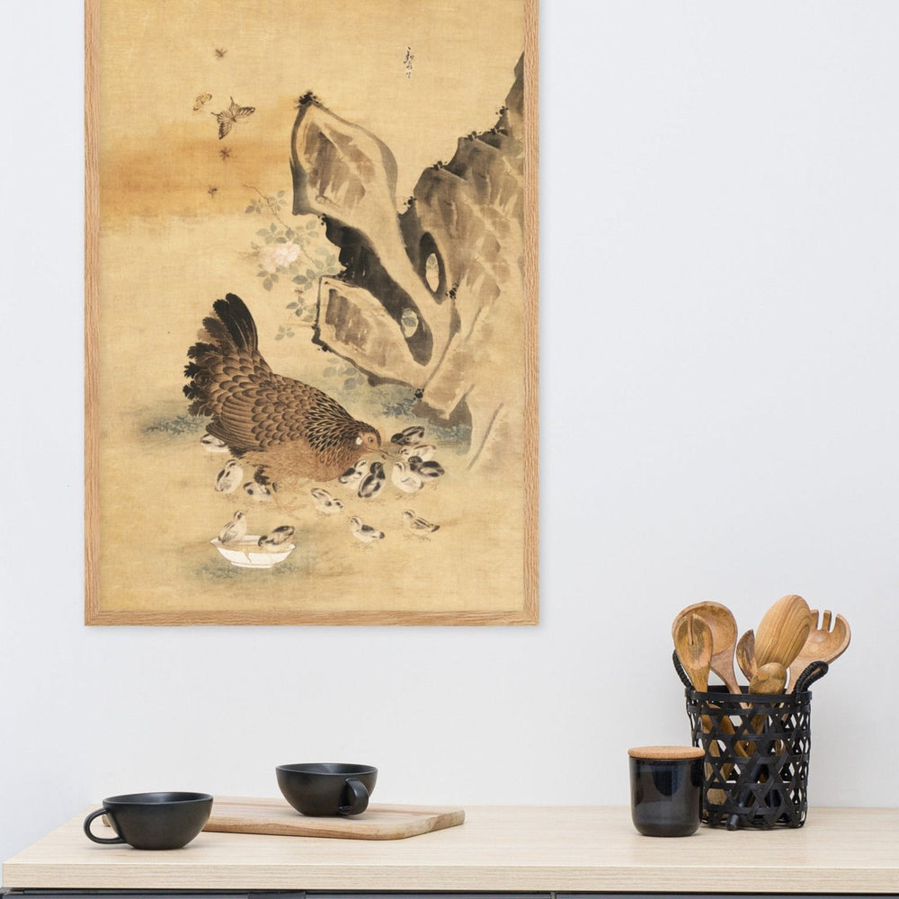 Poster - Henne und Küken, Byeon Sang-byeok Byeon Sang-byeok artlia
