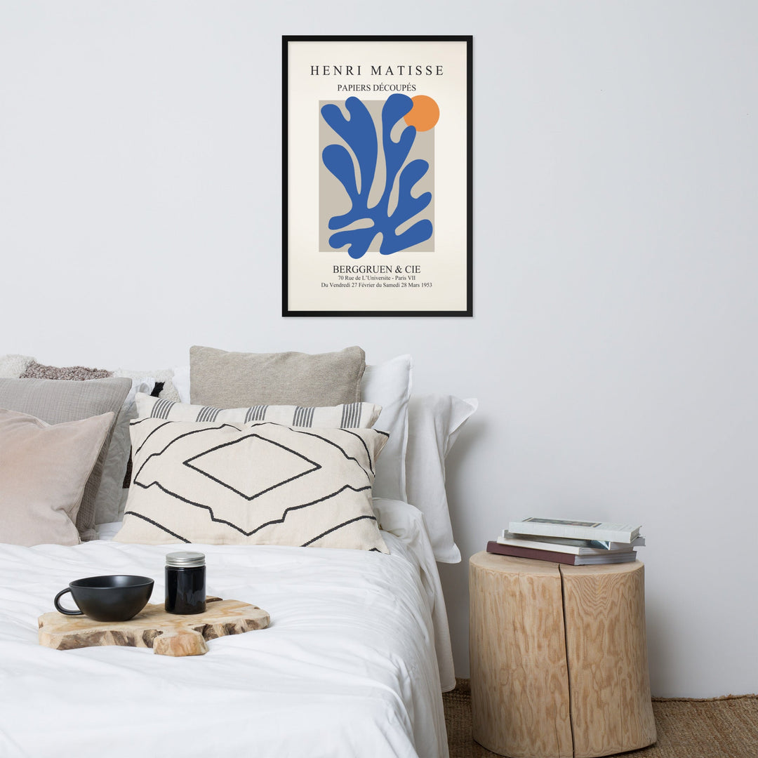 Poster - Henri Matisse, Papier Découpés blauer Garten II Henri Matisse artlia