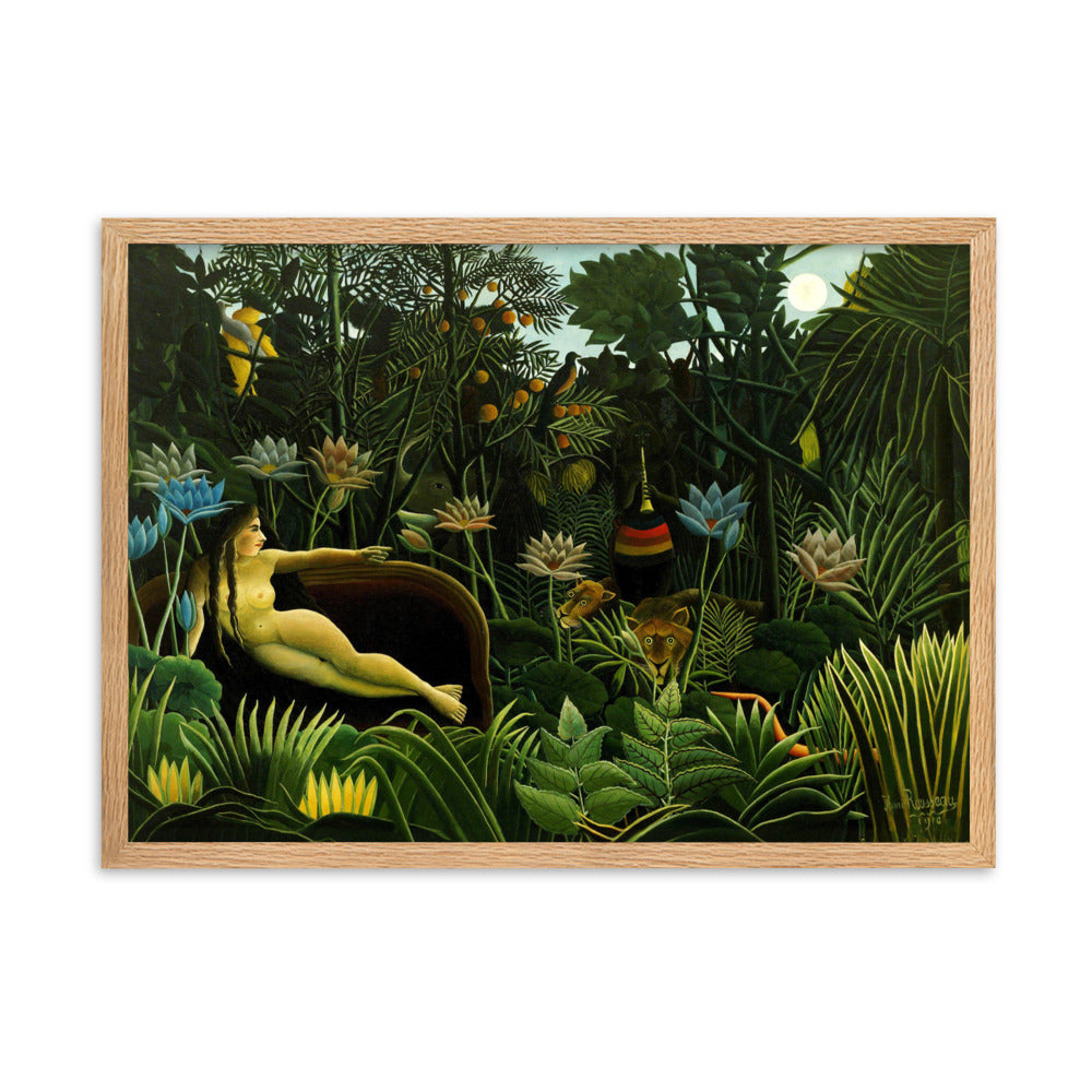 Poster - Henri Rousseau, Der Traum Henri Rousseau Oak / 50×70 cm artlia