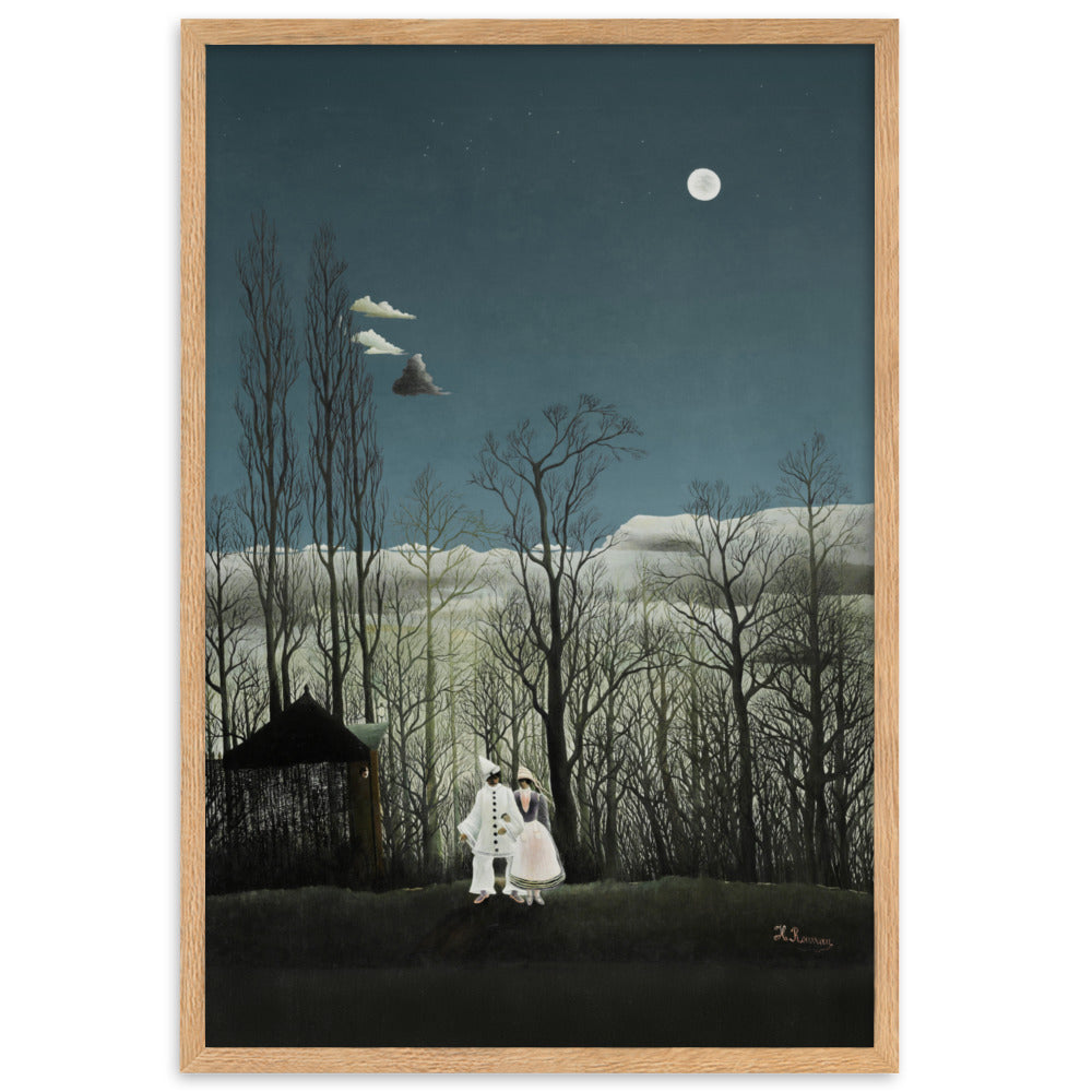 Poster - Henri Rousseau, Karnevalsabend Henri Rousseau Oak / 61×91 cm artlia