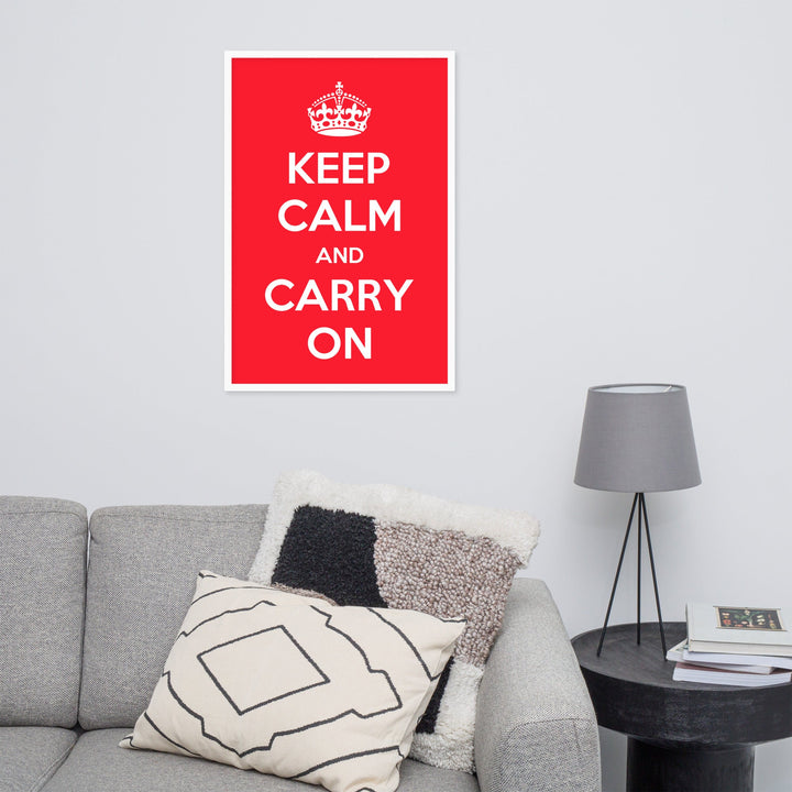 Poster - Keep Calm and Carry on British Government artlia