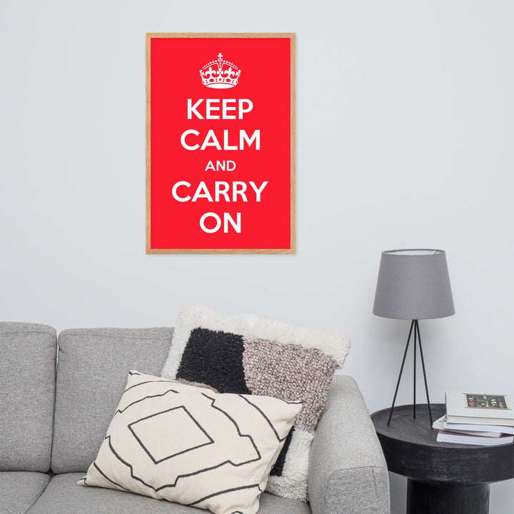 Poster - Keep Calm and Carry on British Government artlia