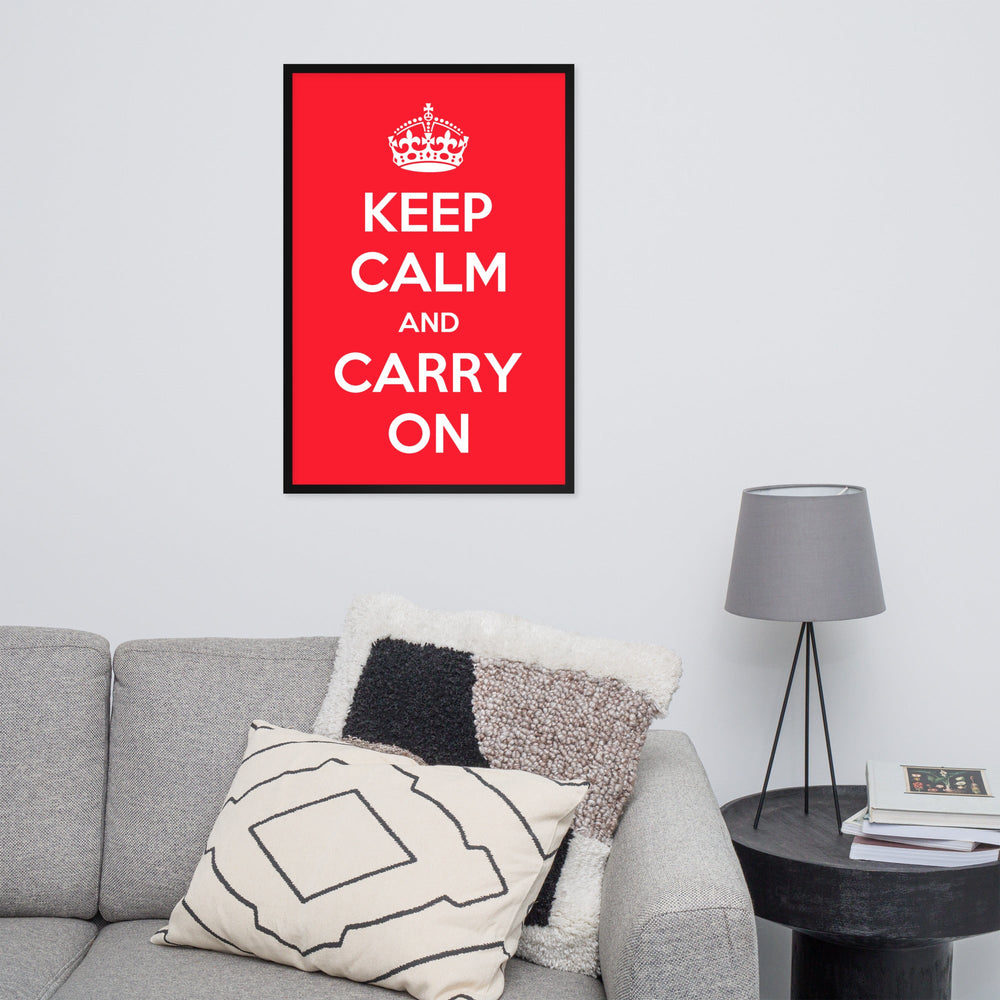 Poster - Keep Calm and Carry on British Government artlia