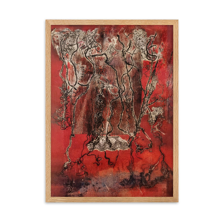 Poster - Lia Broecker-Jakob, Monotypie 5940 Lia Broecker-Jakob Oak / 50×70 cm artlia