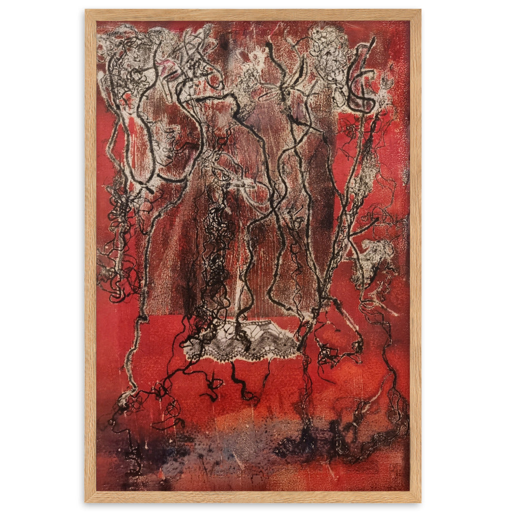 Poster - Lia Broecker-Jakob, Monotypie 5940 Lia Broecker-Jakob Oak / 61×91 cm artlia