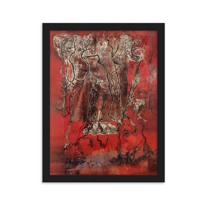 Poster - Lia Broecker-Jakob, Monotypie 5940 Lia Broecker-Jakob Schwarz / 30×40 cm artlia