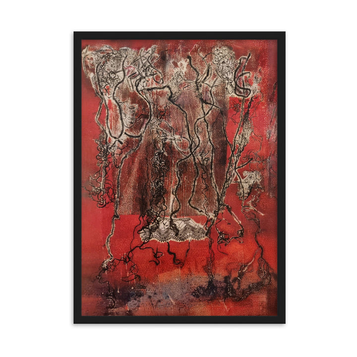Poster - Lia Broecker-Jakob, Monotypie 5940 Lia Broecker-Jakob Schwarz / 50×70 cm artlia