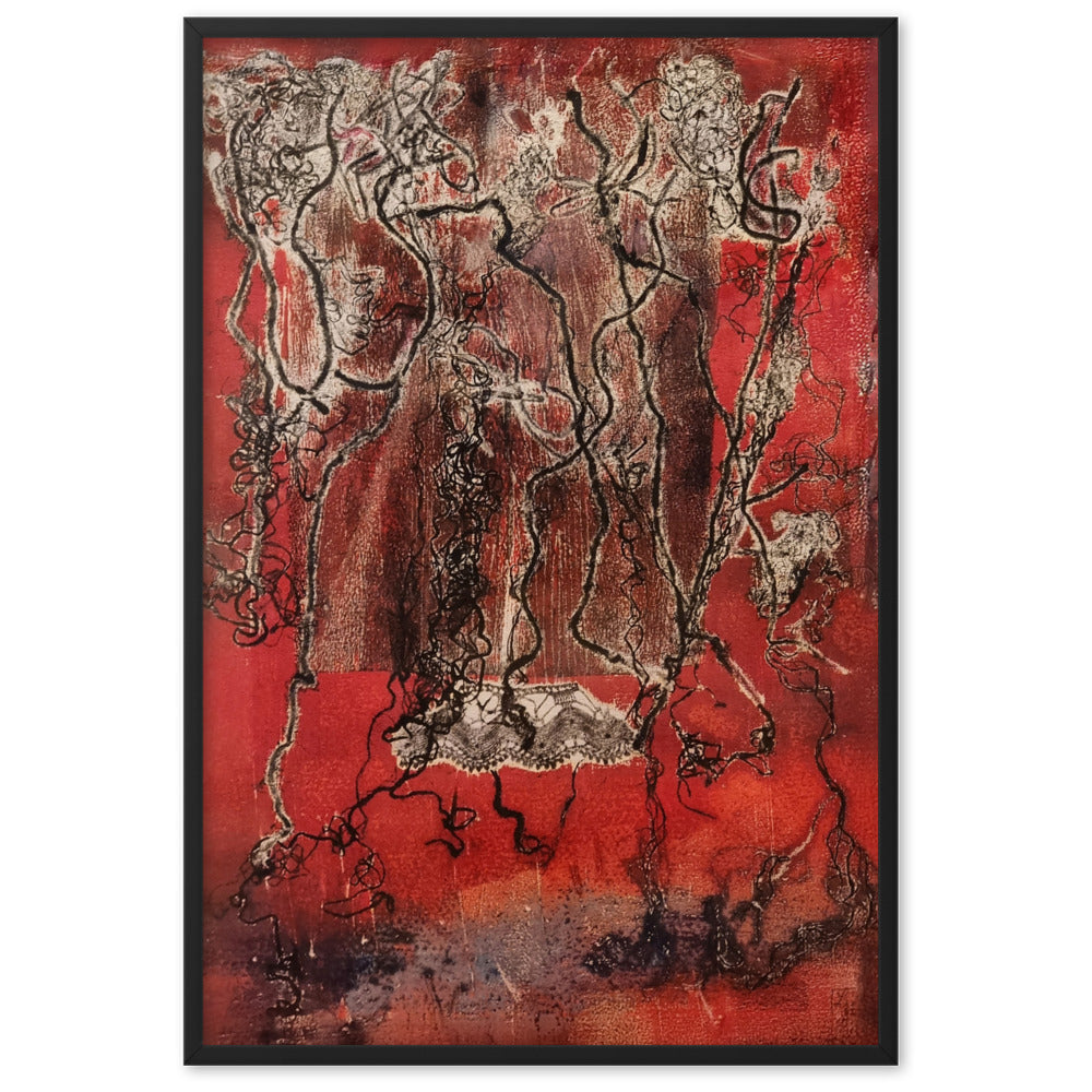 Poster - Lia Broecker-Jakob, Monotypie 5940 Lia Broecker-Jakob Schwarz / 61×91 cm artlia