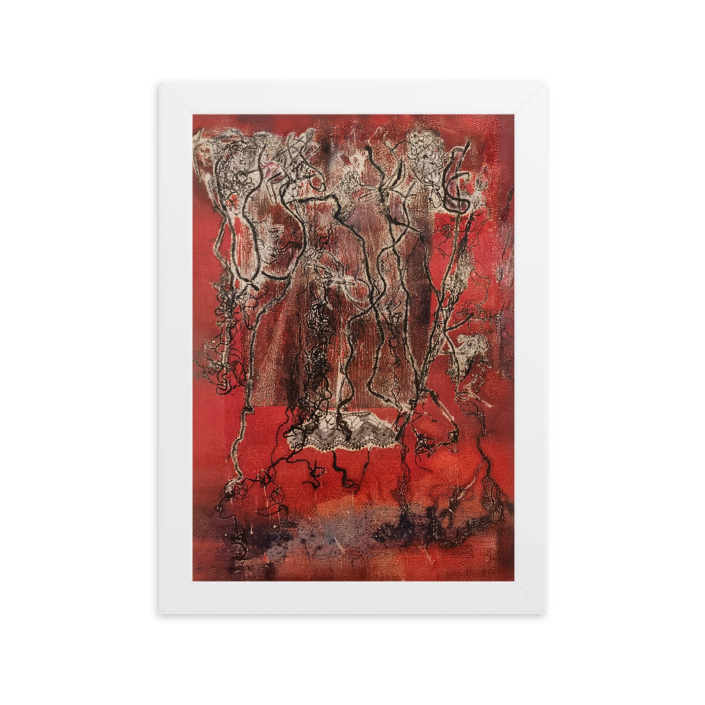Poster - Lia Broecker-Jakob, Monotypie 5940 Lia Broecker-Jakob Weiß / 21×30 cm artlia