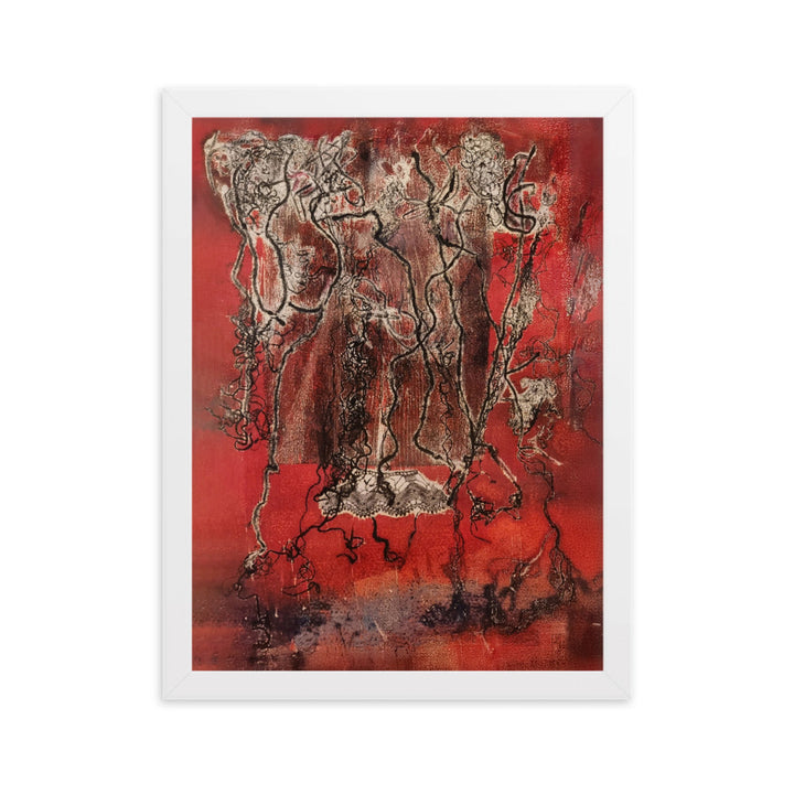 Poster - Lia Broecker-Jakob, Monotypie 5940 Lia Broecker-Jakob Weiß / 30×40 cm artlia