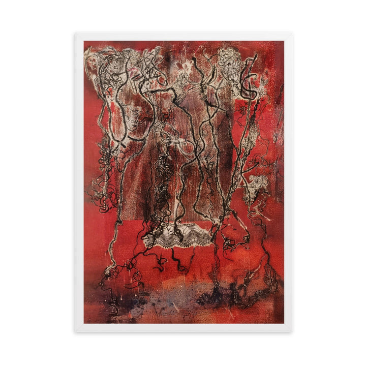 Poster - Lia Broecker-Jakob, Monotypie 5940 Lia Broecker-Jakob Weiß / 50×70 cm artlia