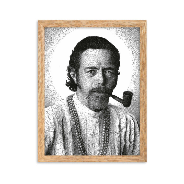 Poster mit Rahmen - Alanwatts Pavel Illustrations Oak / 30×40 cm artlia