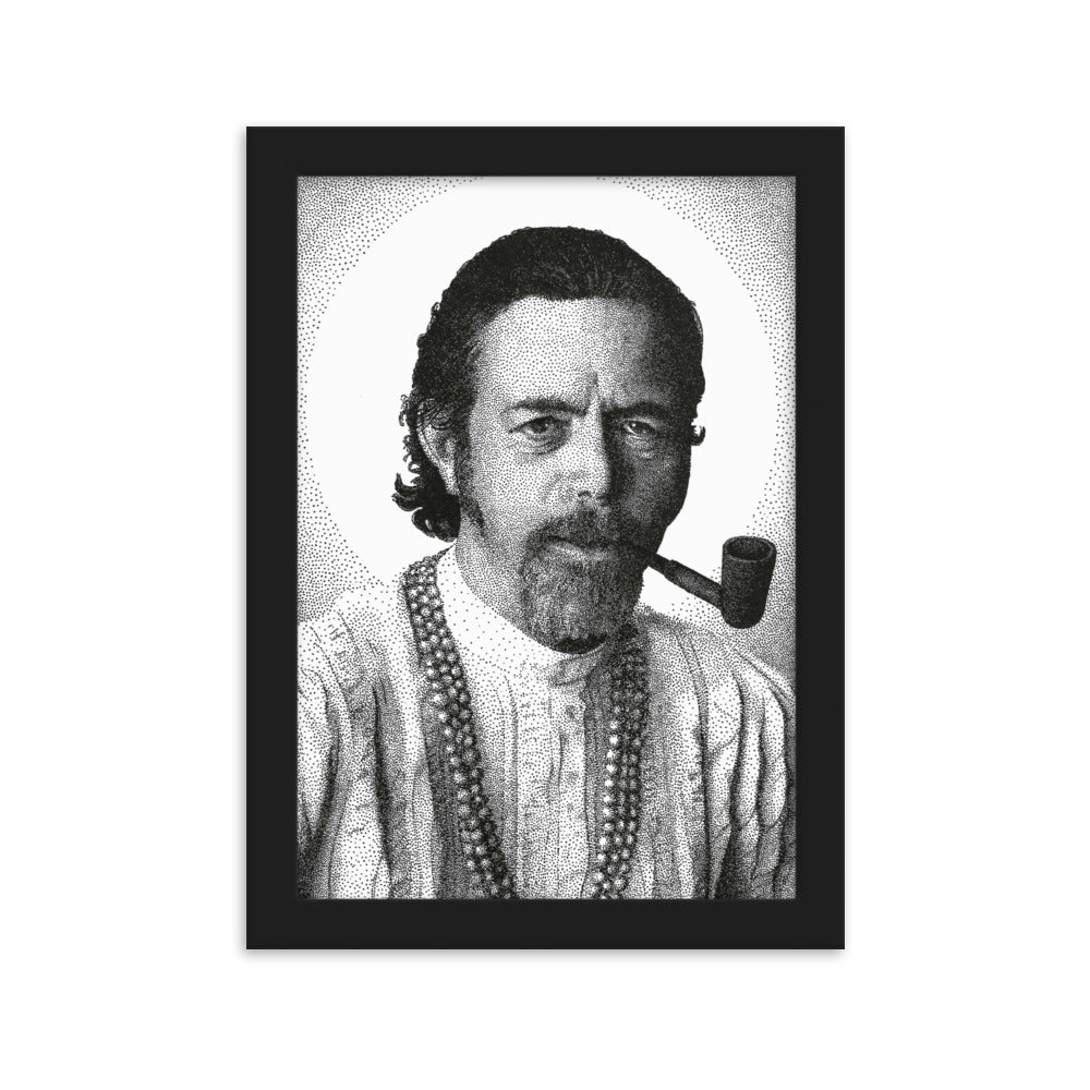 Poster mit Rahmen - Alanwatts Pavel Illustrations Schwarz / 21×30 cm artlia