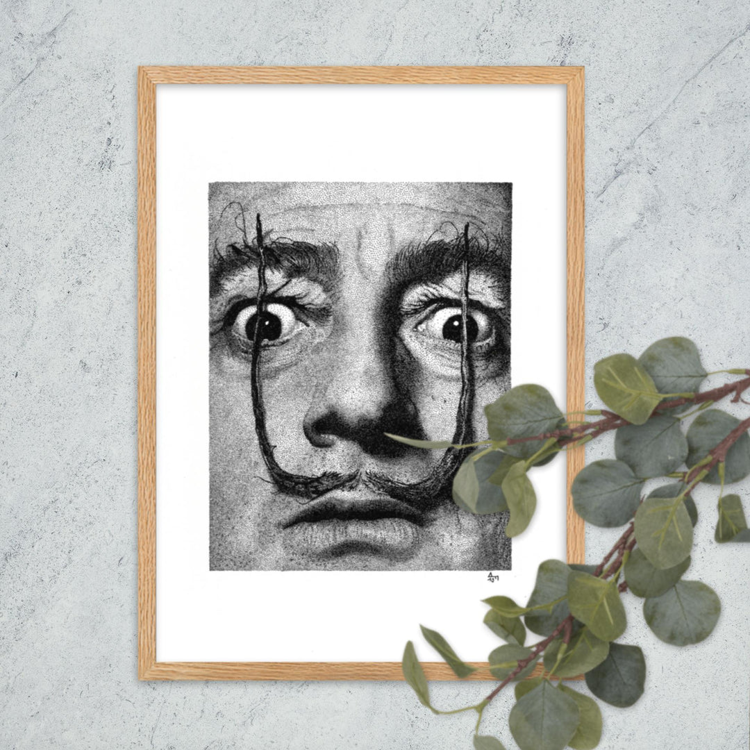 Poster mit Rahmen - Dali Pavel Illustrations artlia