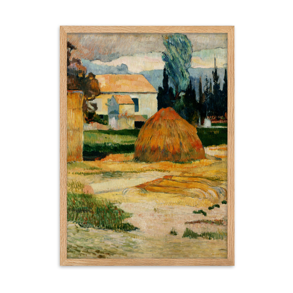 Poster - Paul Gauguin, Landschaft bei Arles Paul Gauguin Oak / 50×70 cm artlia