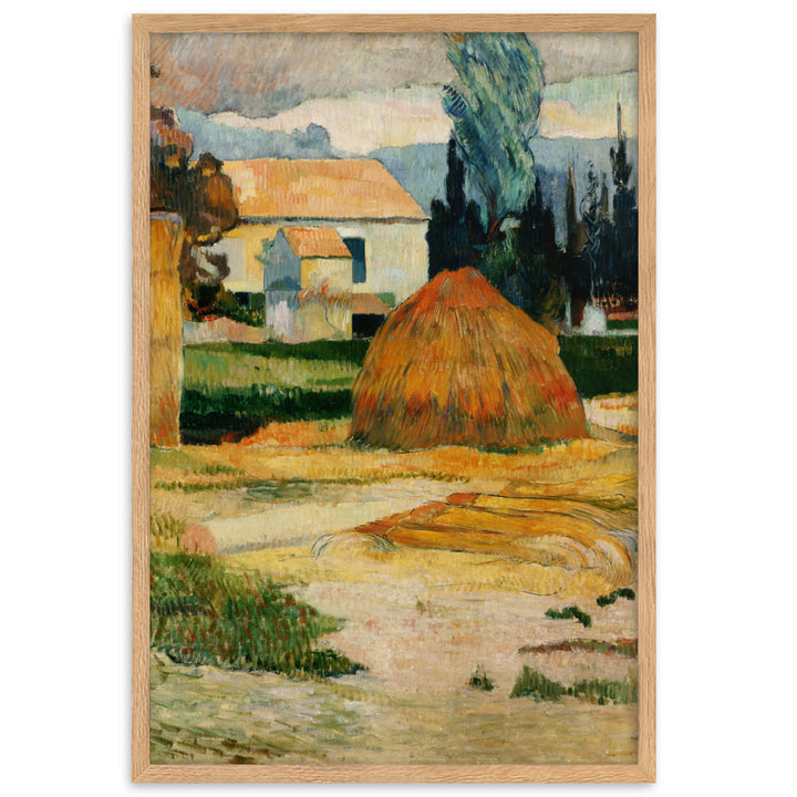 Poster - Paul Gauguin, Landschaft bei Arles Paul Gauguin Oak / 61×91 cm artlia