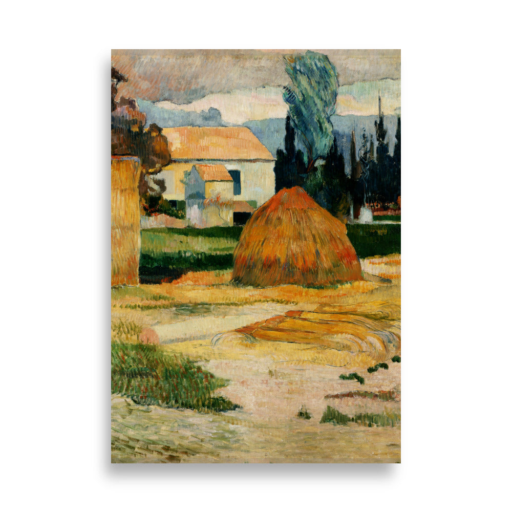 Poster - Paul Gauguin, Landschaft bei Arles Paul Gauguin ohne Rahmen / 21×30 cm artlia