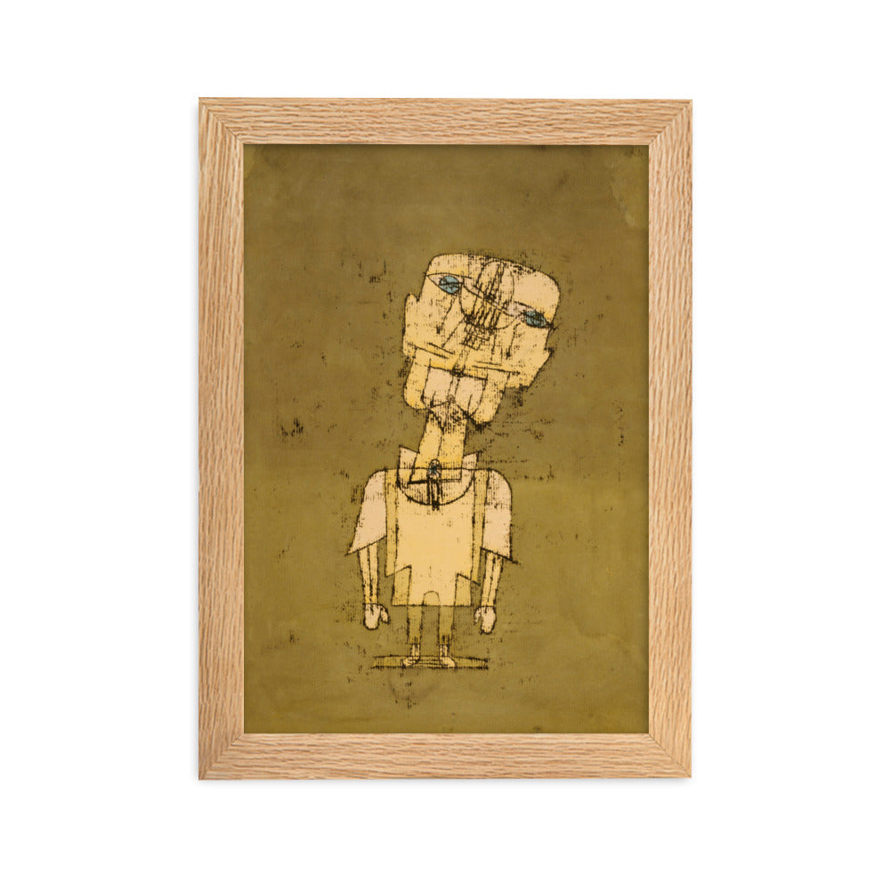 Poster - Paul Klee, Gespenst eines Genies Paul Klee Oak / 21×30 cm artlia