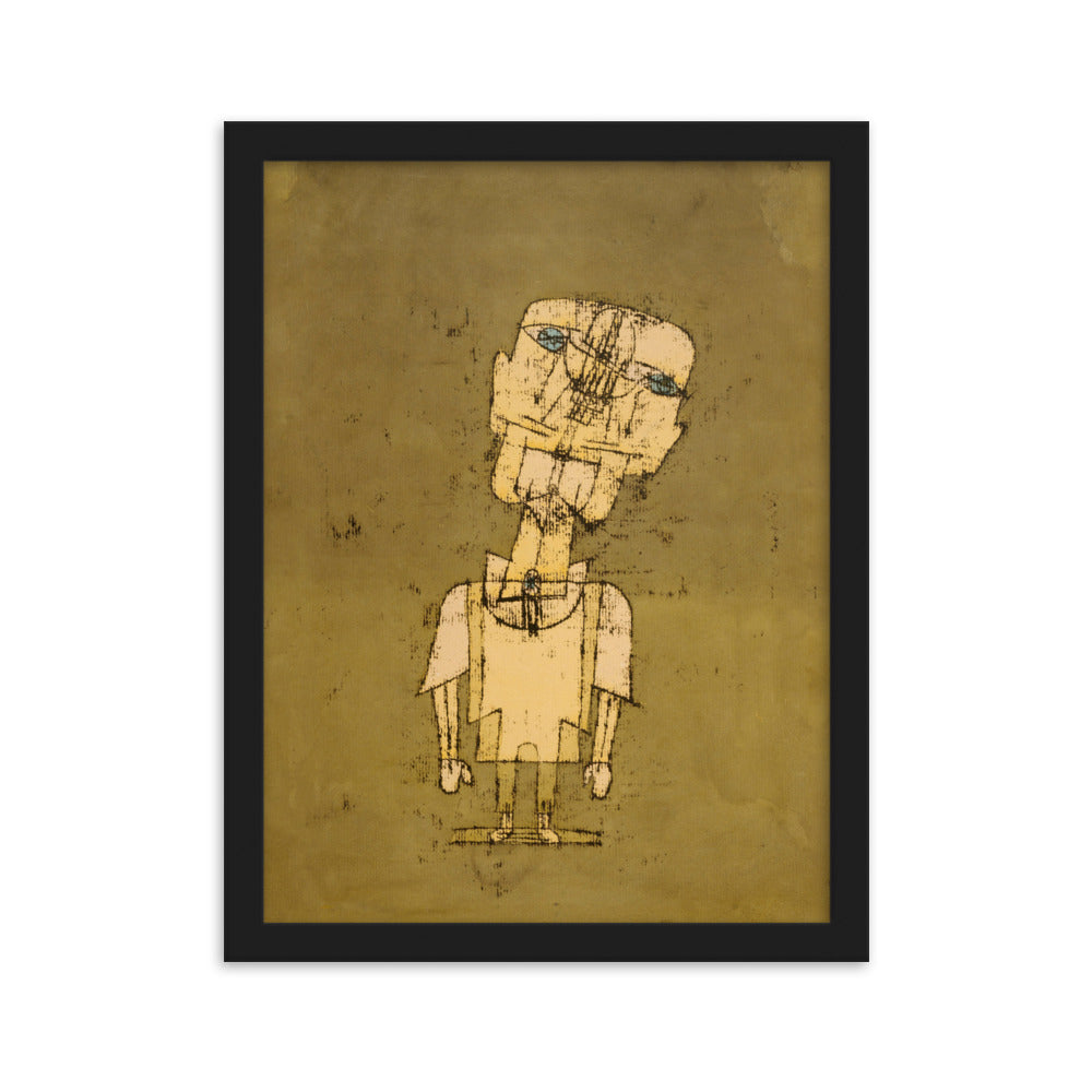 Poster - Paul Klee, Gespenst eines Genies Paul Klee Schwarz / 30×40 cm artlia