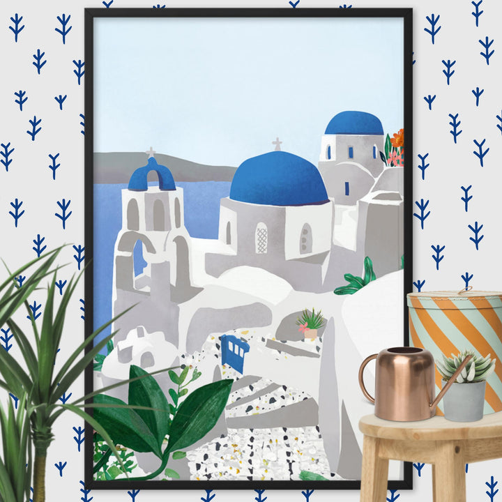 Poster - Santorini Kuratoren von artlia artlia