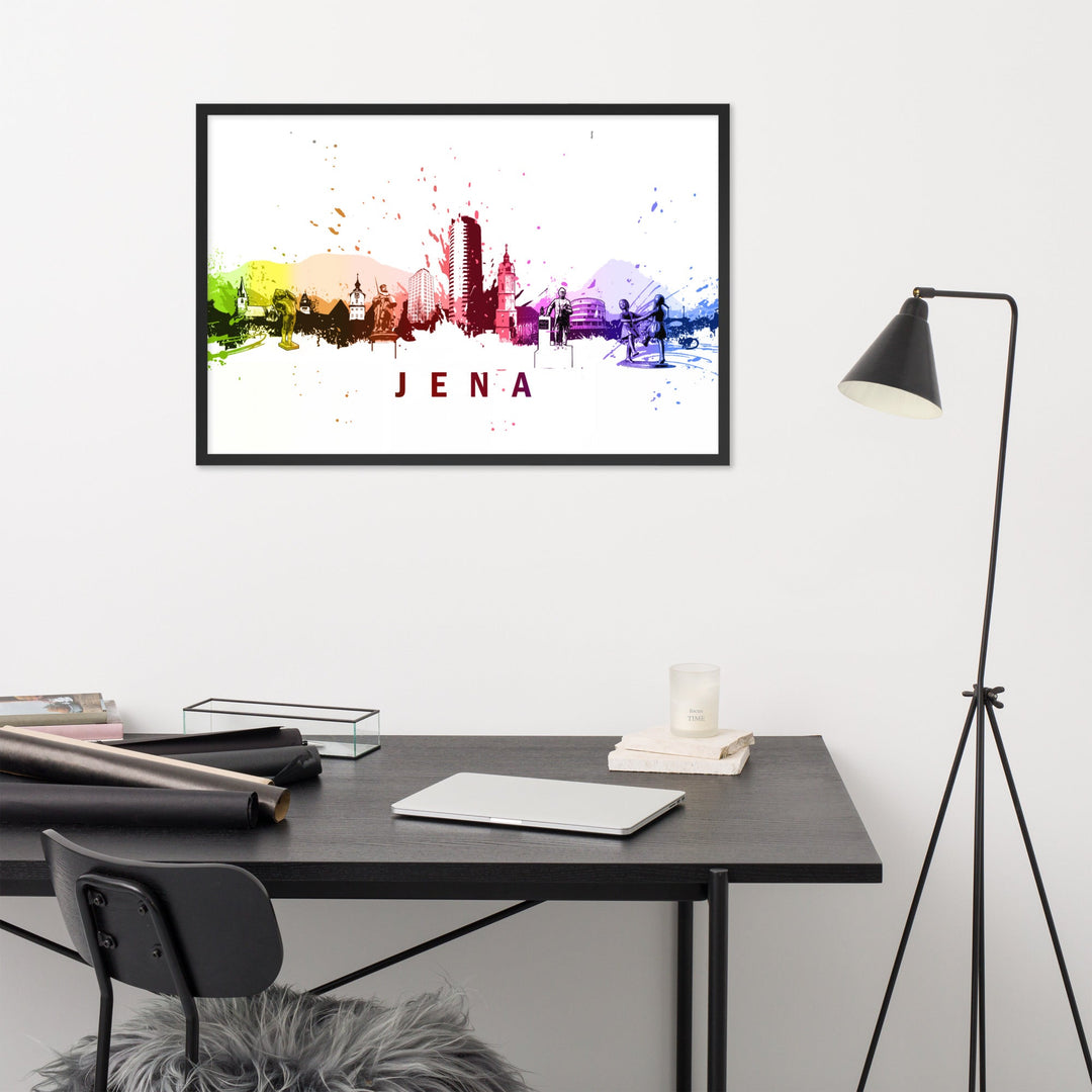 Poster - Skyline Jena Marko Kurth artlia