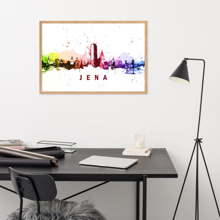 Poster - Skyline Jena Marko Kurth artlia