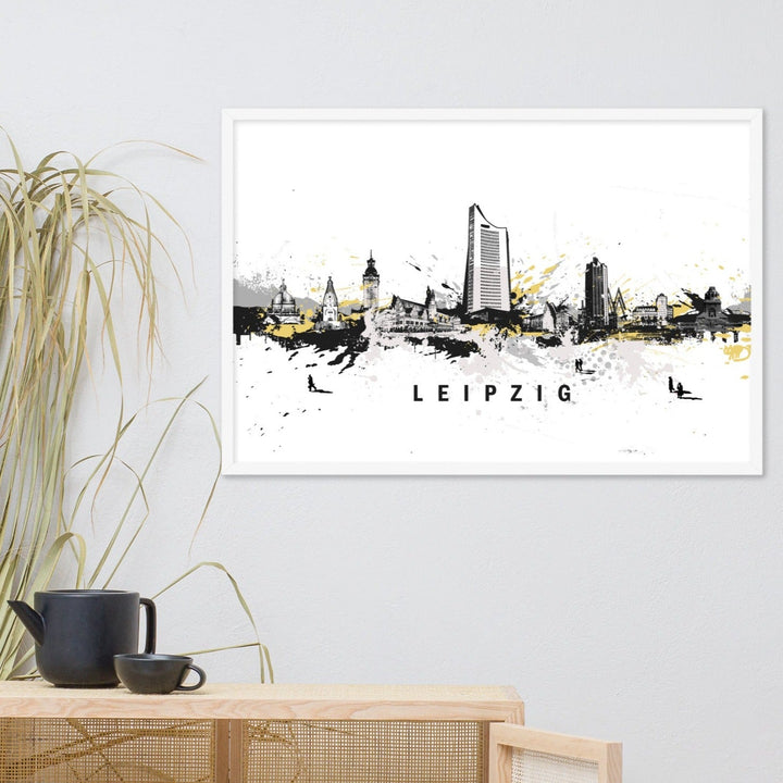 Poster - Skyline Leipzig Marko Kurth artlia