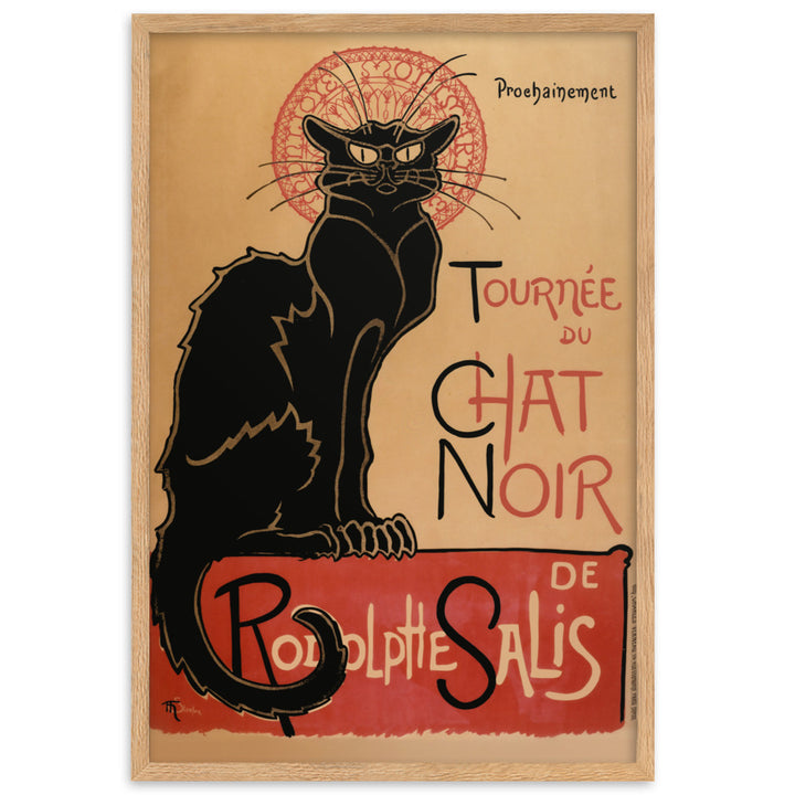 Poster - Théophile Steinlen, Le Chat Noir Théophile Steinlen Oak / 61×91 cm artlia