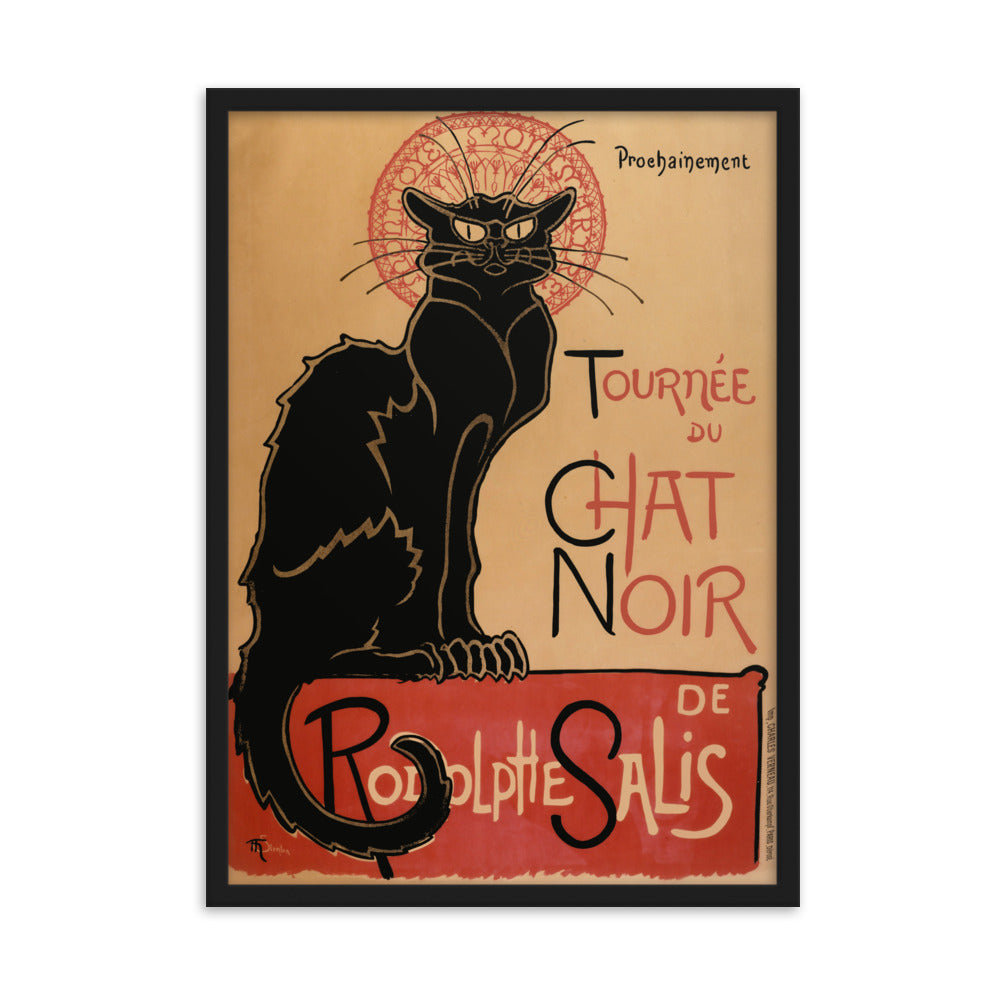 Poster - Théophile Steinlen, Le Chat Noir Théophile Steinlen Schwarz / 50×70 cm artlia