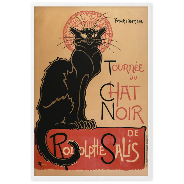 Poster - Théophile Steinlen, Le Chat Noir Théophile Steinlen Weiß / 61×91 cm artlia