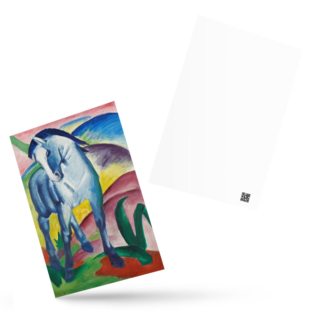 Postkarte - Franz Marc, Blaues Pferd I artlia
